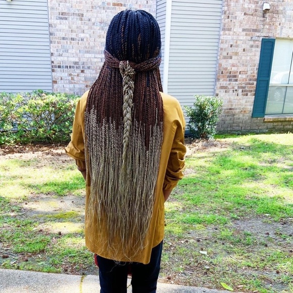 Three tone Senegalese twist wig - Picture 3 of 7